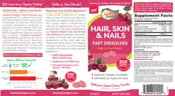 Label for Hair, Skin & Nails Delicious Sweet Cherry Candy