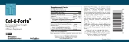 Label for Cal-6-Forte
