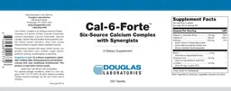 Label for Cal-6-Forte