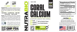 Label for Coral Calcium