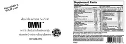 Label for OMNI With Chelated Minerals
