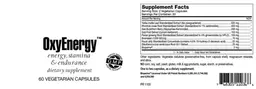Label for OxyEnergy