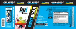 Label for Best BCAA Shredded Fruit Punch