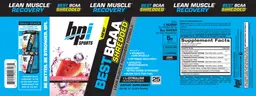 Label for Best BCAA Shredded Watermelon Ice