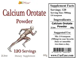 Label for Calcium Orotate Powder