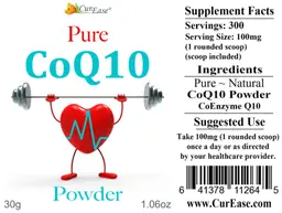 Label for Pure CoQ10 Powder