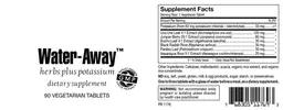 Label for Water-Away