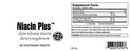 Label for Niacin Plus