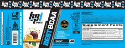 Label for Best BCAA Passion Fruit