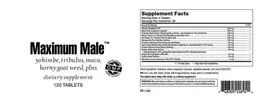 Label for Maximum Male