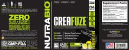 Label for CreaFuze Lemon Lime