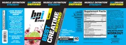 Label for Best Creatine Defined Cherry Lime