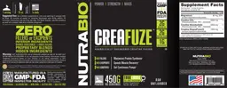 Label for CreaFuze Raw Unflavored