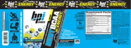 Label for Best BCAA W/Energy Blueberry Lemonade