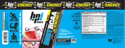 Label for Best BCAA W/Energy Watermelon Ice