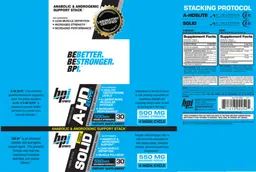 Label for A-HD Elite 500 mg