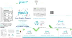Label for youthH2O Blooming Apple Flavor