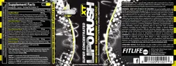 Label for Liporush XT