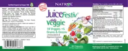 Label for JuiceFestiv Daily Veggie