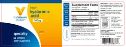 Label for Injuv Hyaluronic Acid 140 mg