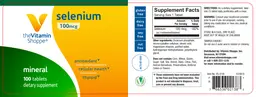 Label for Selenium 100 mcg