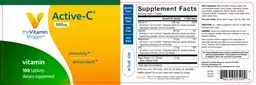 Label for Active-C 500 mg