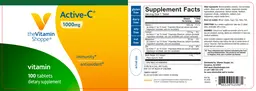 Label for Active-C 1000 mg