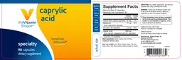 Label for Caprylic Acid