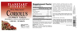 Label for Full Spectrum Coriolus