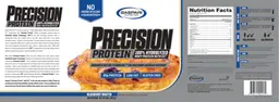 Label for Precision Protein Blueberry Muffin