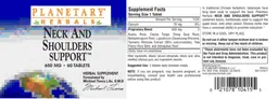 Label for Neck And Shoulders Support