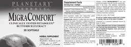 Label for MigraComfort
