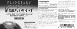 Label for MigraComfort