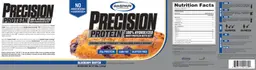 Label for Precision Protein Blueberry Muffin