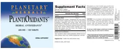 Label for PlantiOxidants
