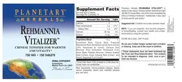 Label for Rehmannia Vitalizer