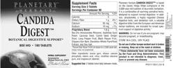 Label for Candida Digest