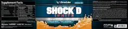 Label for Shock'd Ignite Peach Mango