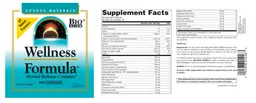 Label for Wellness Formula