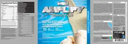 Label for Amplify Smoothie Vanilla Creme