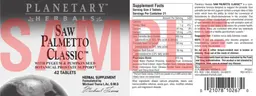 Label for Saw Palmetto Classic