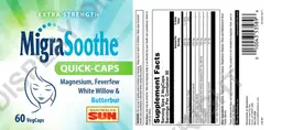 Label for MigraSoothe