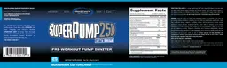 Label for SuperPump 250 Boardwalk Cotton Candy