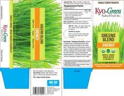 Label for Greens Blend Powdered Drink Mix