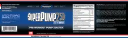 Label for SuperPump 250 Rainbow Italian Ice