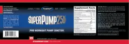 Label for SuperPump 250 Strawberry Kiwi