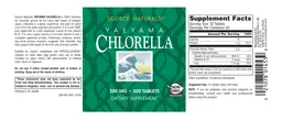 Label for Yaeyama Chlorella 200 mg