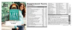 Label for Women's Life Force Multiple