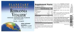Label for Rehmannia Vitalizer