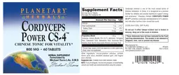Label for Cordyceps Power CS-4